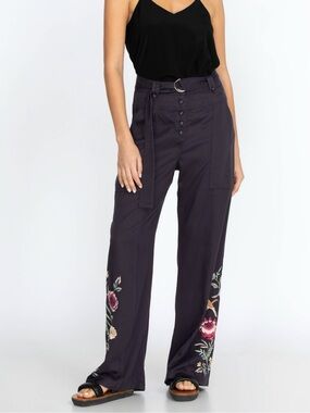 Johnny Was Paloma Belted Wide Leg Pant